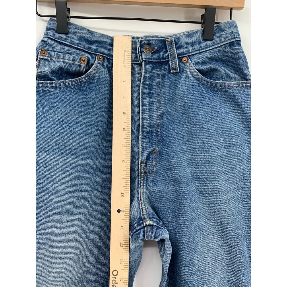 Vintage Levis Bareback Jeans Womens 25x29 High Rise Tapered 80s Made USA Rare